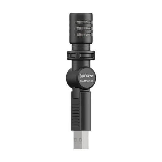 BOYA Miniature Condenser Smartphone mic (USB Jack) - Black